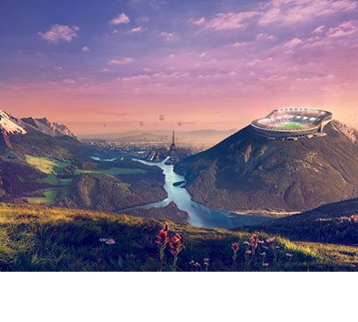 Qatar Airways banner background