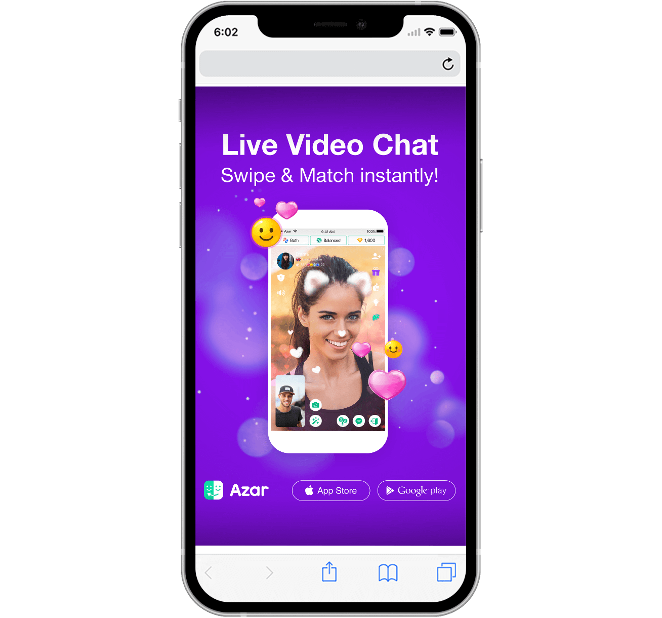App install Example of in-app advertising created by AGCS