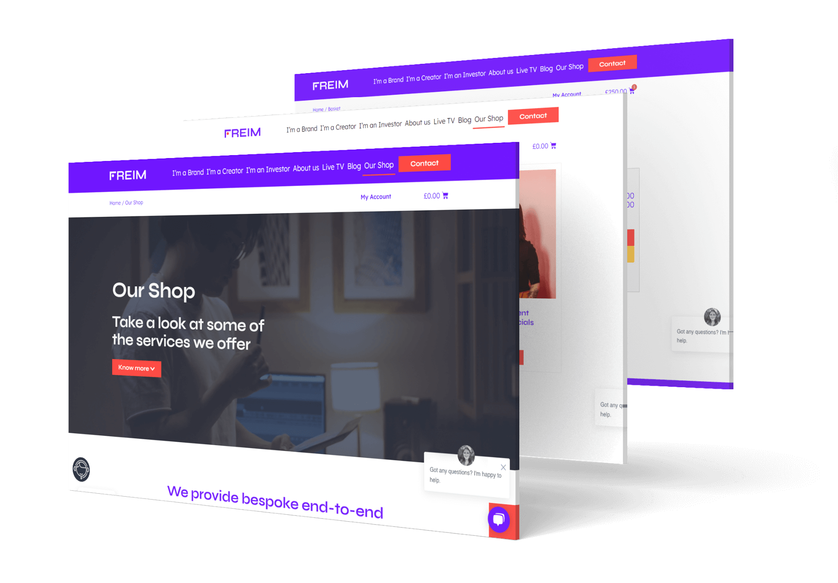 Freim_pages@2x Example of WooCommerce web pages developed by AGCS