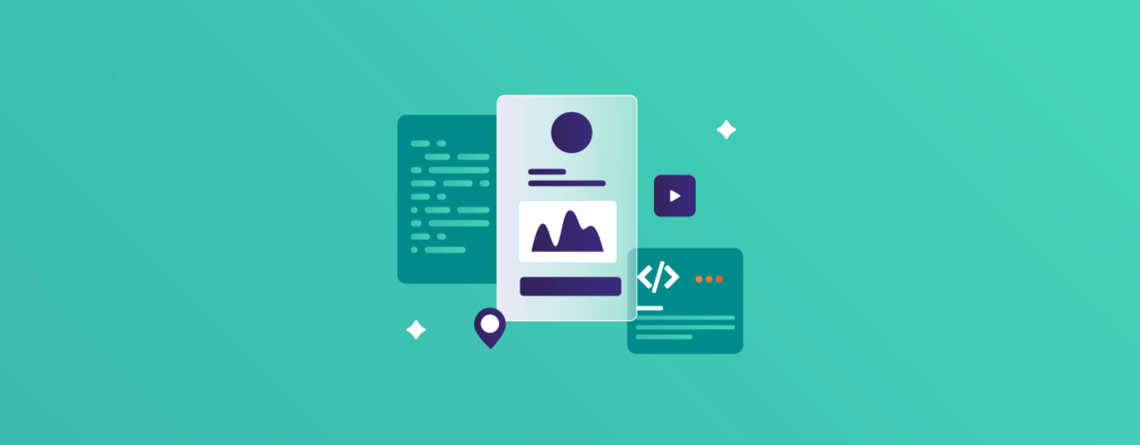 Abstract representation of a dynamic ad