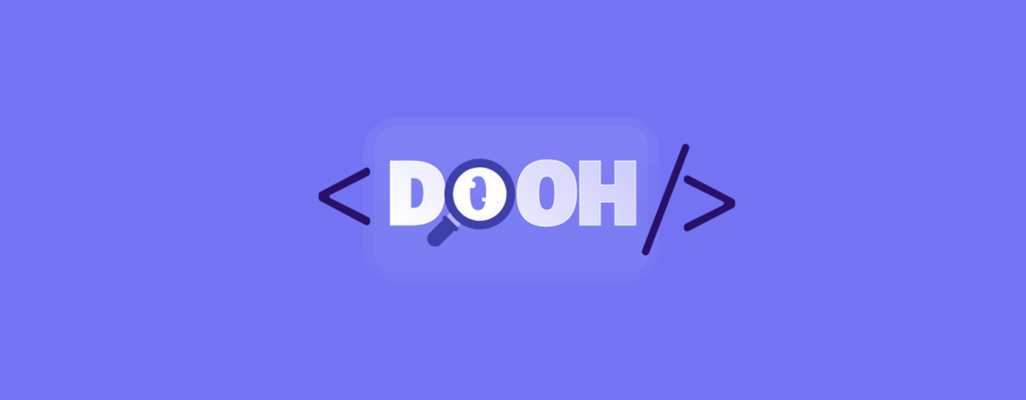 Abstract representation of DOOH