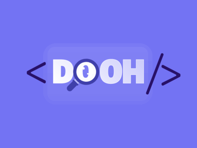 Abstract representation of DOOH