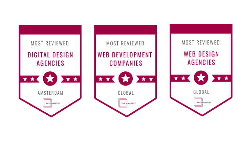 Manifest Most Reviewed Award Badges