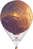 Qatar Airways banner Hot Air Balloon