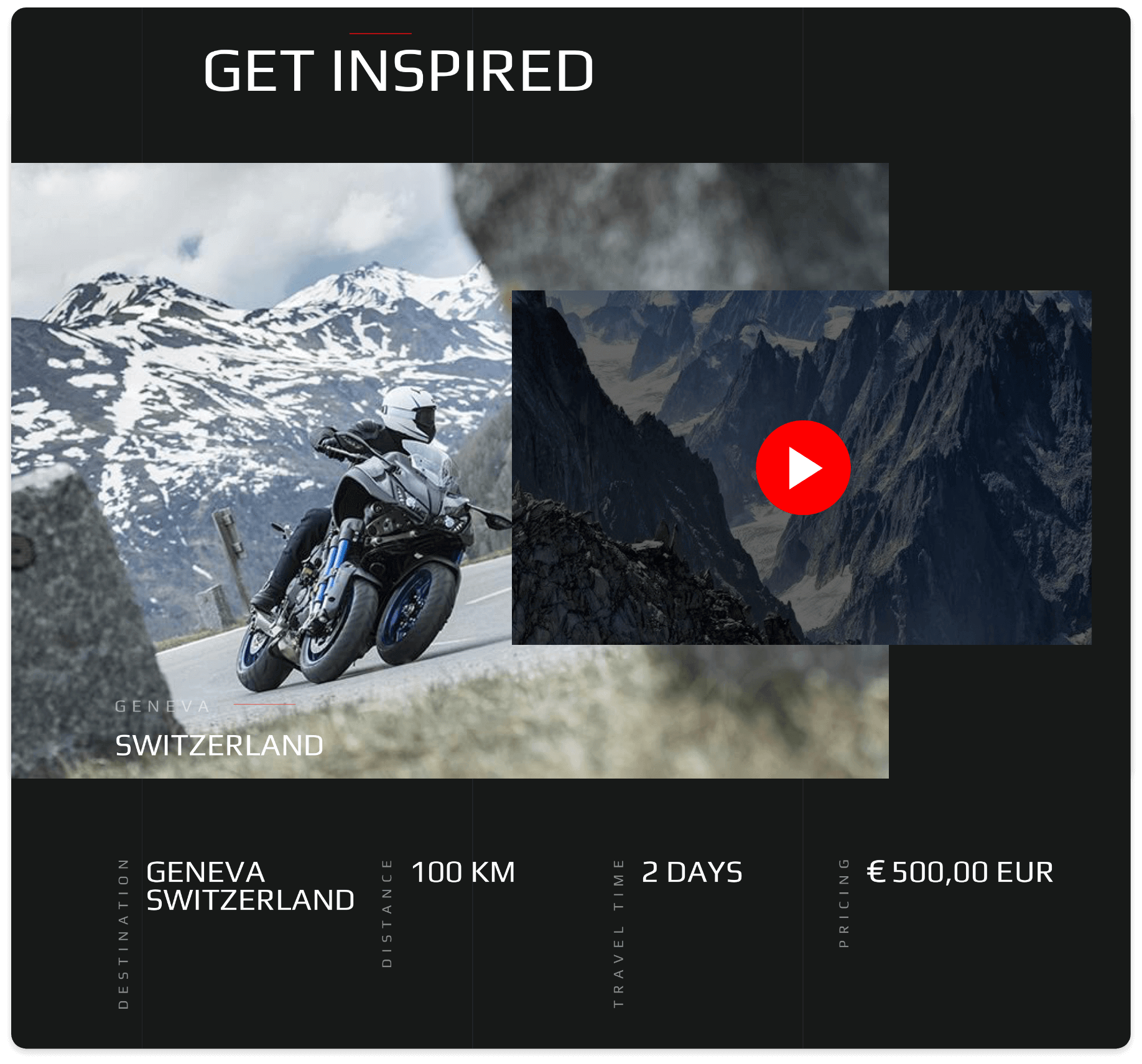 Video sample from the Yamaha Motor website developed by AGCS